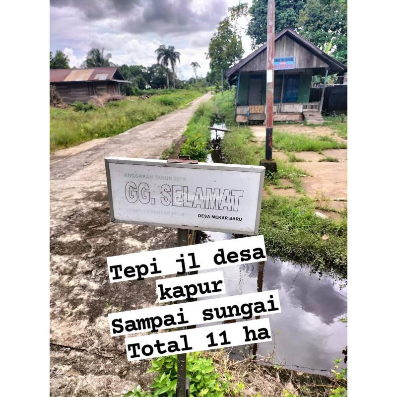 Dijual Tanah Tepi Jalan Desa Kapur Sampai Sungai Di Kubu Raya Kalimantan Barat Tribun Jualbeli