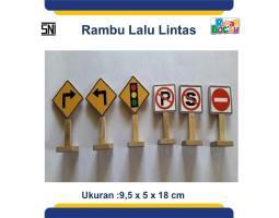 Tempat MemBeli Mainan Susun Block Miniatur Rambu Lalu Lintas 0821.3704.9901