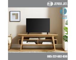 Bufet Tv Jati Jepara Model Pendek