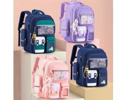 Tas Sekolah Anak SD, Childrens Burden Reduction Large-capacity Backpack Multifunctional Spine Protection School Bag