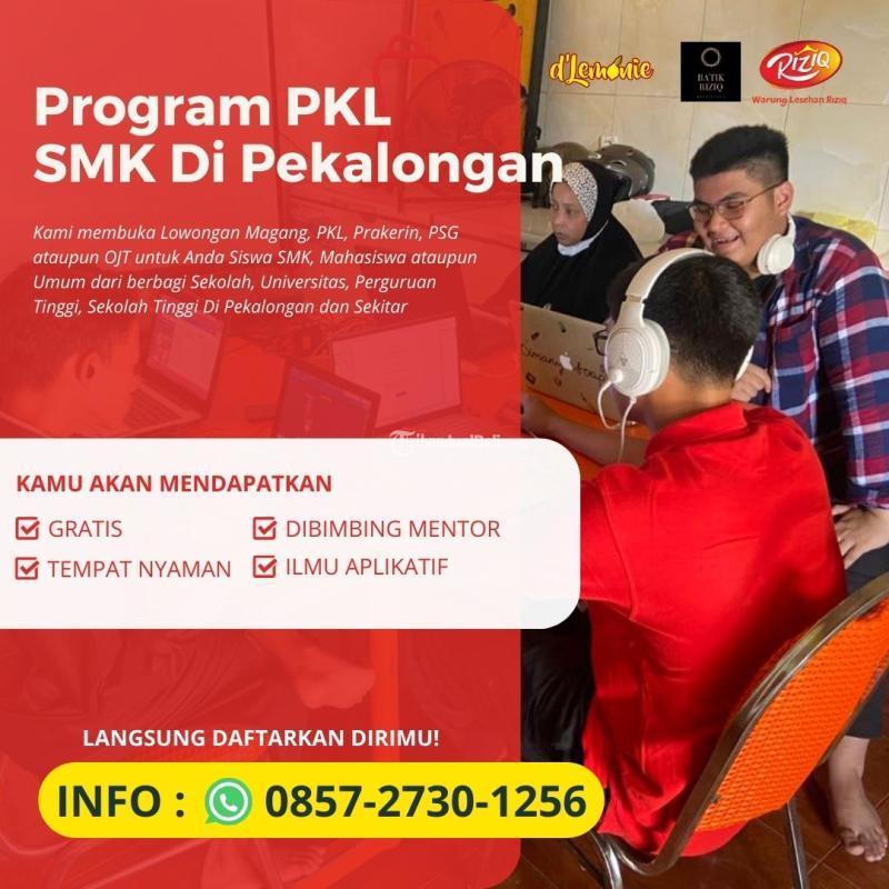 Program Magang SMK dan Mahasiswa di Pekalongan Riziq Academy
