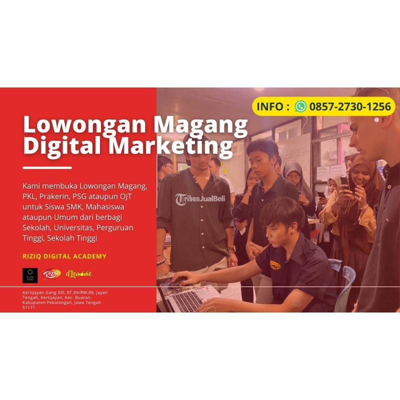 Program Magang SMK dan Mahasiswa di Pekalongan Riziq Academy
