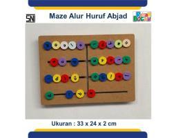 Tempat MemBeli Mainan Edukasi Anak 6 Tahun Maze Huruf 0821.3704.9901