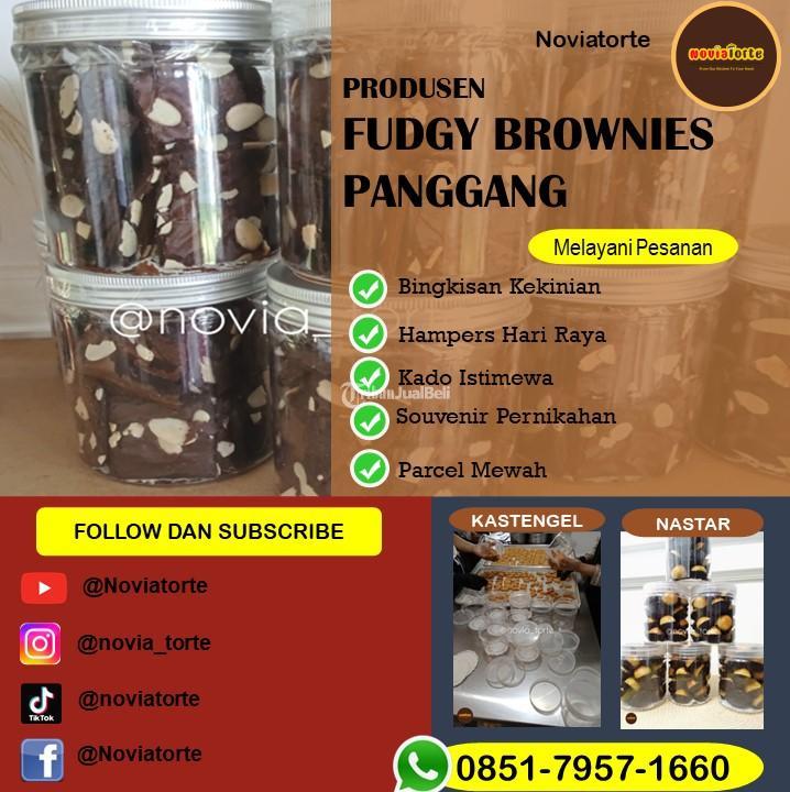 Fudgy Brownies Panggang Surabaya Noviatorte