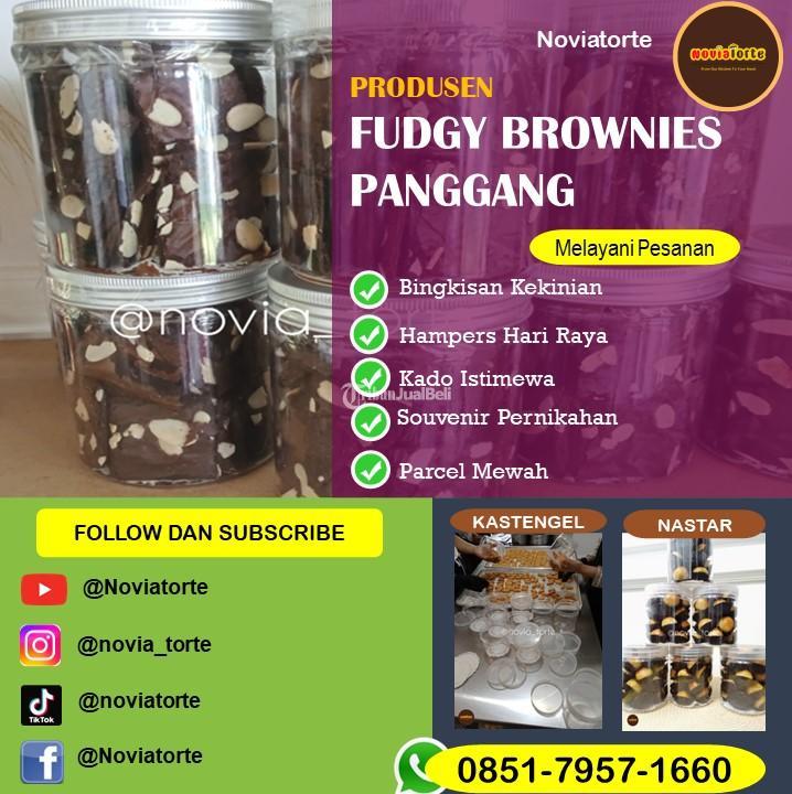 Fudgy Brownies Panggang Surabaya Noviatorte