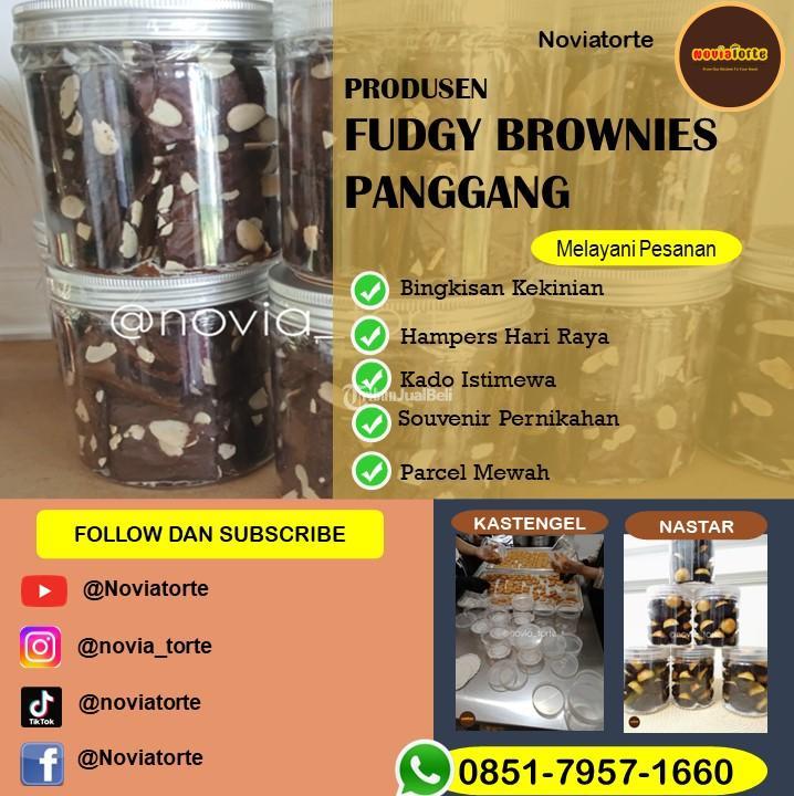 Fudgy Brownies Panggang Surabaya Noviatorte