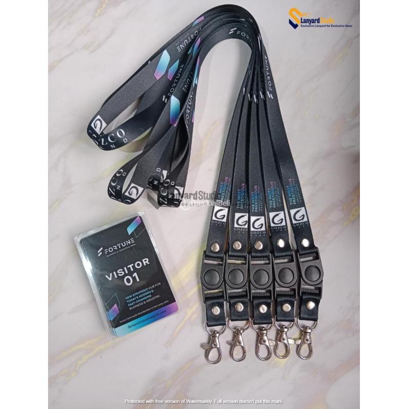 Percetakan Tali Lanyard Cetak ID Card Tebal No.1 di Surabaya, Hub Lanyard Studio 082228608282