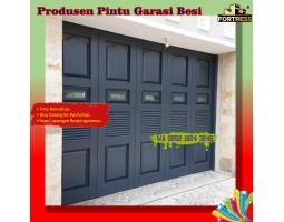 CUSTOM SIZE.. Wa 0852 1824 3246 Bengkel Las Pintu Garasi Besi Geser Fortress Untuk Sekolahan Di Palembang