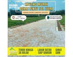 Tanah Murah Jati Agung Lampung Dekat Pintu Tol Kota Baru