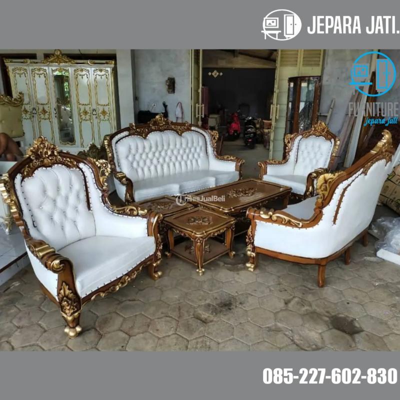 Kursi Tamu Mewah Jati Jepara