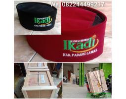 Produsen songkok Semarang, songkok hitam ac, songkok Bordir