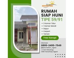 Rumah Murah Ngawi Tipe 50 Minimalis Ready Stock