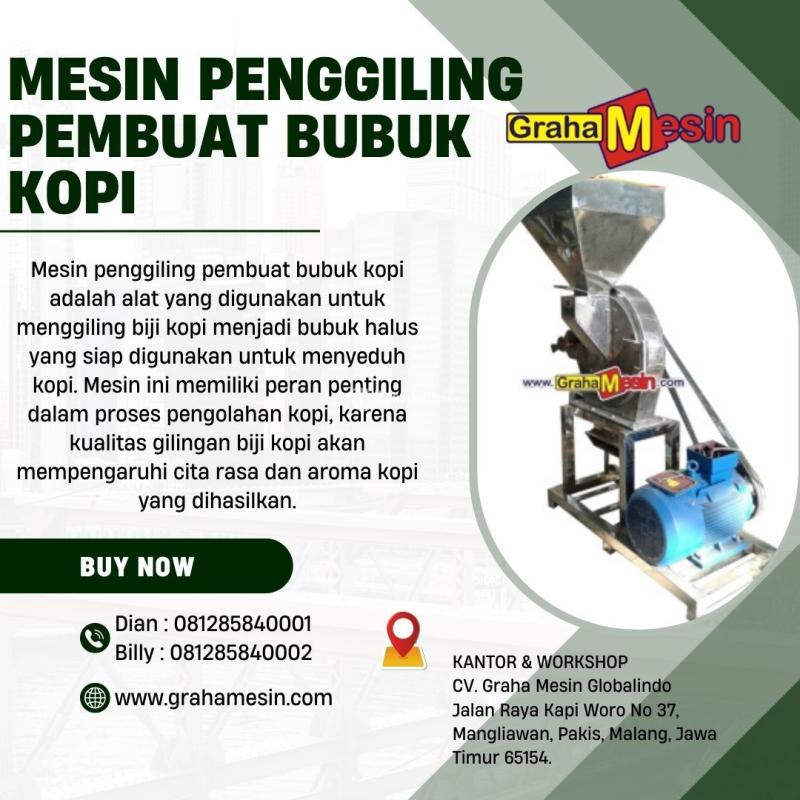 Mesin Penggiling Pembuat Bubuk Kopi