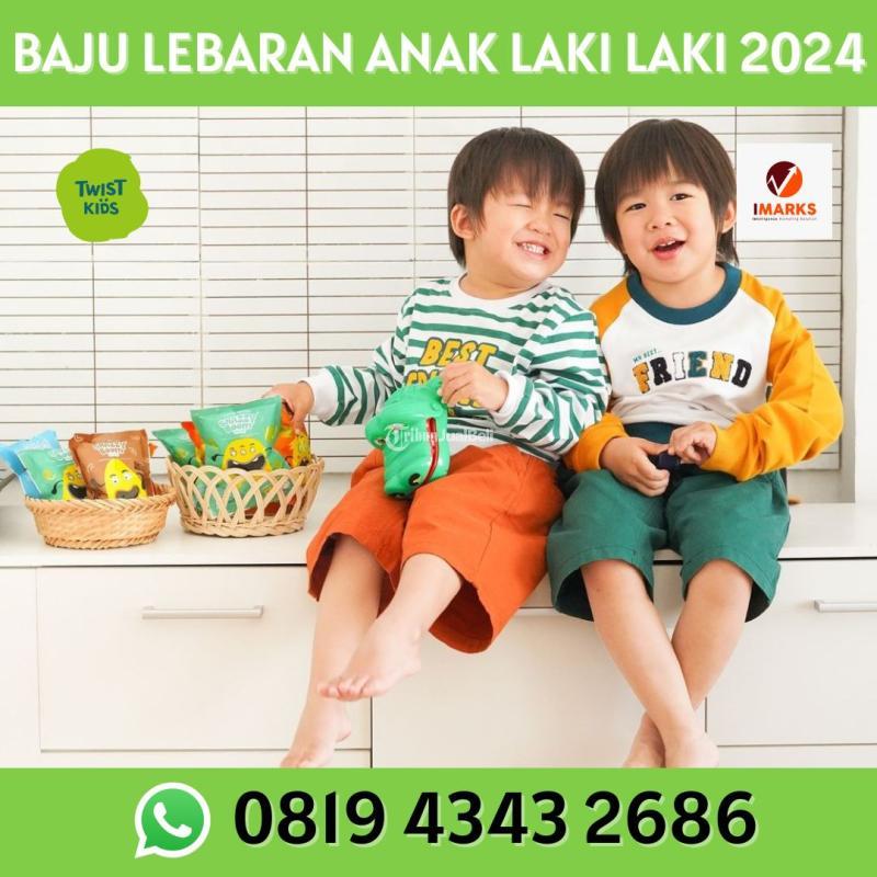 Hub. 0819 4343 2686, Model Baju Lebaran Anak Laki Laki 2024 Twist Kids