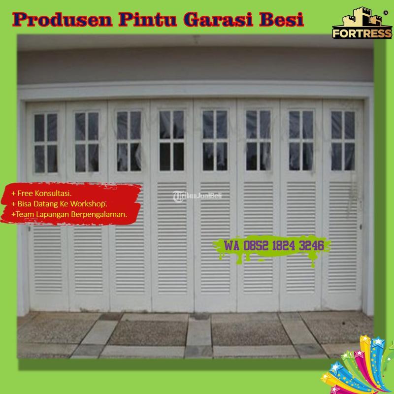 PROFESSIONAL.. Wa 0852 1824 3246 Produsen Pintu Garasi Minimalis Besi Fortress Untuk Cluster Di Bekasi