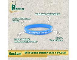 Cetak Gelang Tangan Wristband Konser Karet Wrist Band Custom Kualitas Premium