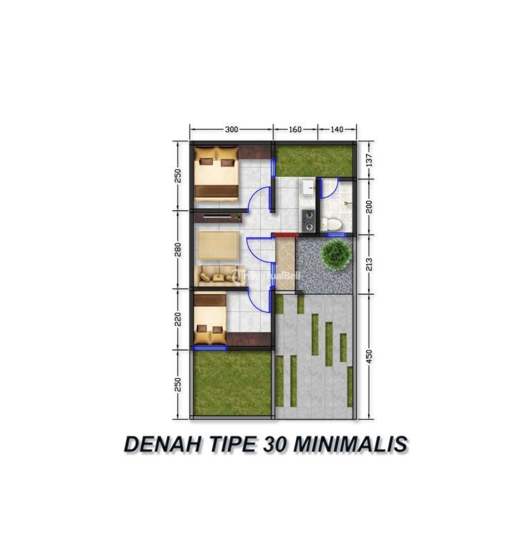 Jual Rumah Syariah Tipe 30/66 Japanese Style 2KT 1KM di Cicalengka Dekat Tol Getaci - Bandung Jawa Barat