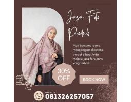 TERDEKAT, Call 0813-2625-7057, Jasa Foto Produk Hijab di Karanganyar