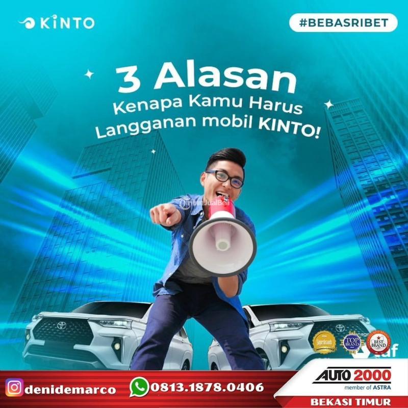 Promo Tanpa DP, Program Sewa kontrak Kinto 2024