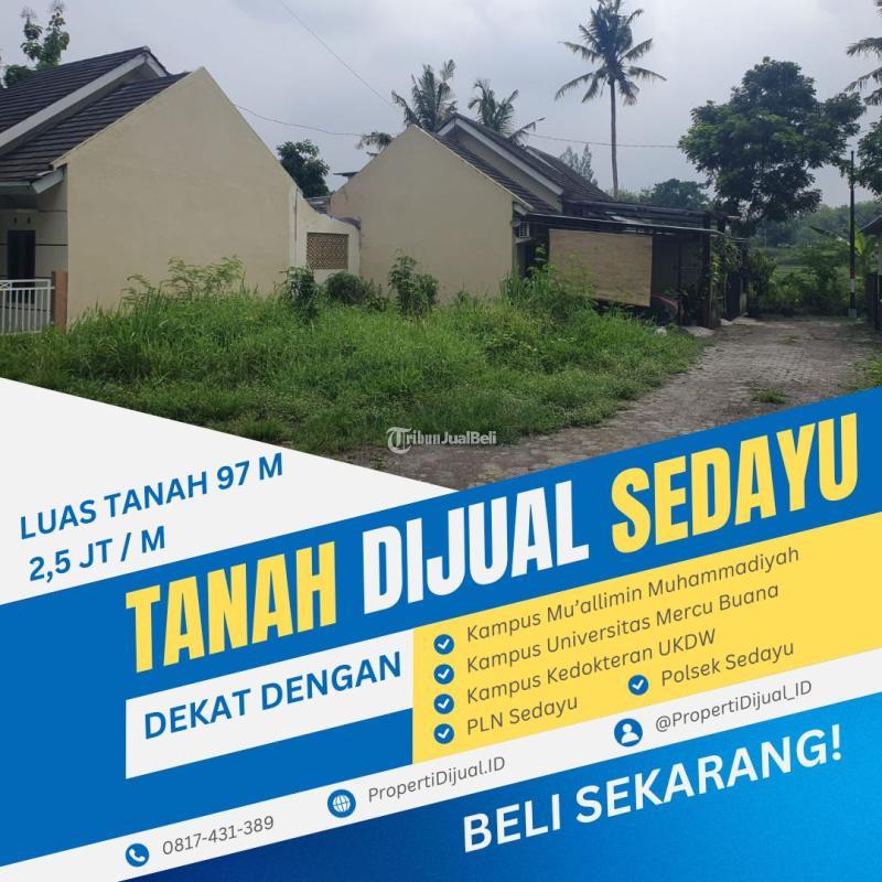 TANAH DIJUAL SEDAYU JL WATES MUALLIMIN MERCU BUANA UKDW