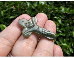 Batu Permata Natural Jadeite Jade Type A JDT033 Carving Salib Origin Burma