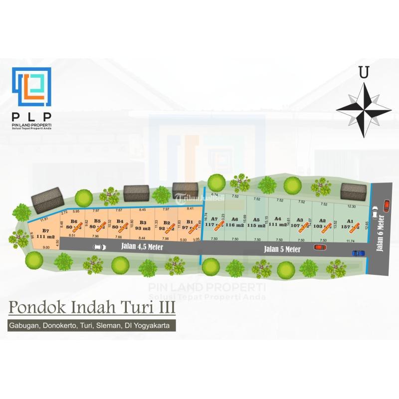 Dijual Tanah Kavling Luas 93 M2 Lokasi Strategis Siap Bangun Di Sleman ...