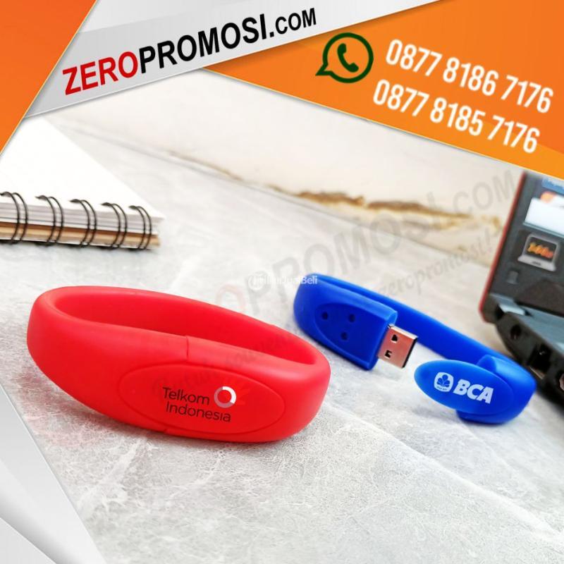 Souvenir Flashdisk Gelang Karet Custom FDBR02 Cetak Logo - Tangerang Banten