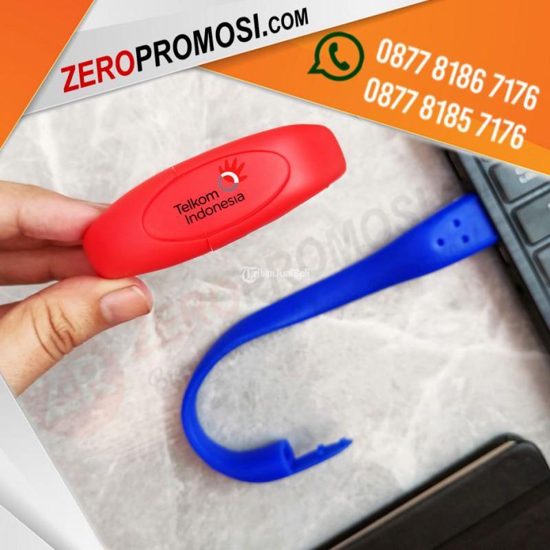 Souvenir Flashdisk Gelang Karet Custom FDBR02 Cetak Logo - Tangerang Banten