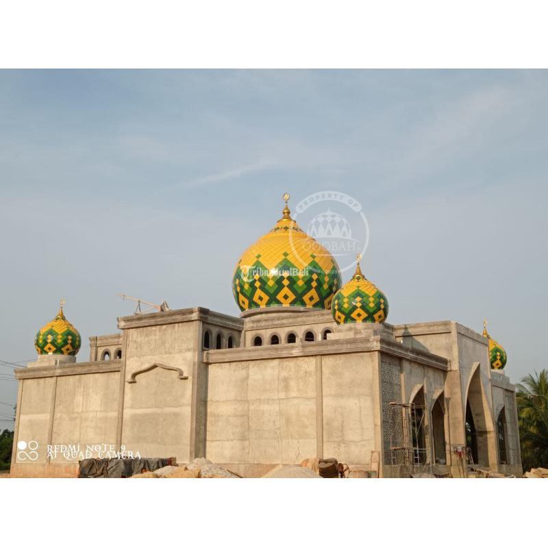 Harga Kubah Masjid Diameter 1 Sampai 10 Ke atas Terbaru Bahan Enamel GRC Galvalum Stainless
