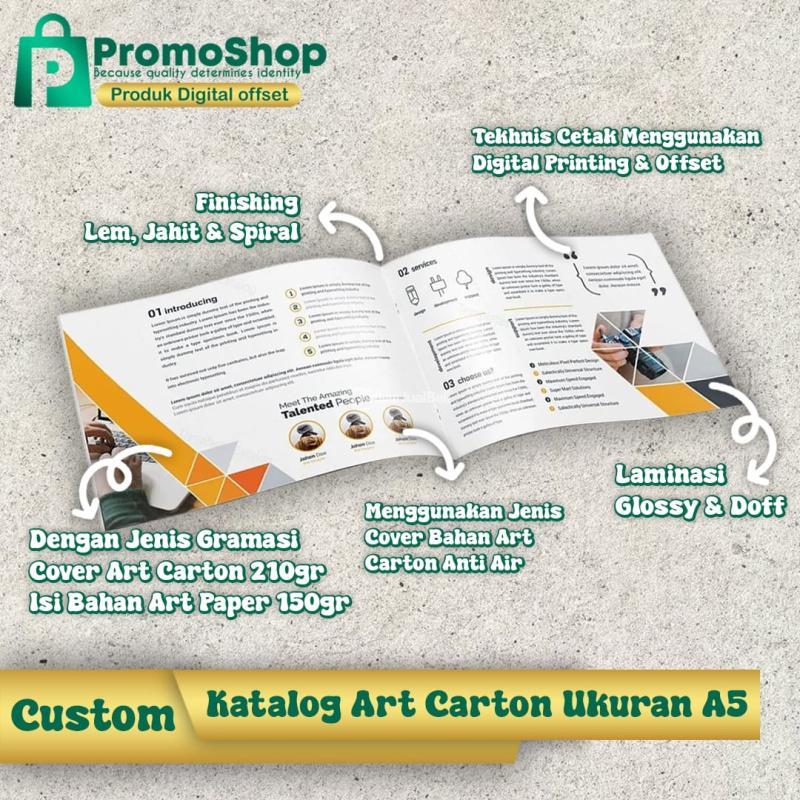 Cetak Buku A5 Art Paper 150gr