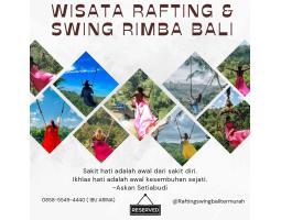 NIKMATI SENSASI WAHANA RAFTING DAN SWING DI RIMBA AYUNG BALI  0858-5549-4440