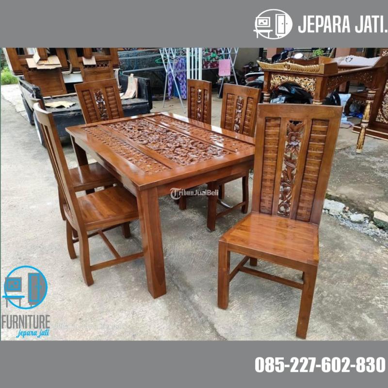 Meja Makan Kayu Jati Jepara