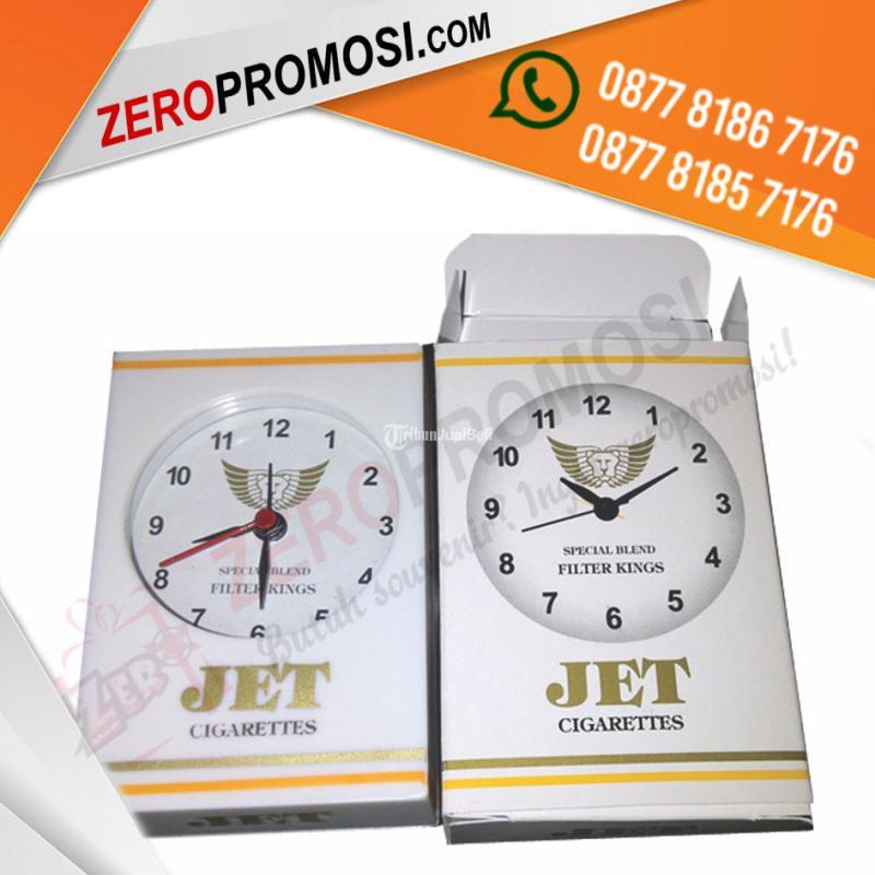 Souvenir Jam Meja Model Kotak 050 Custom