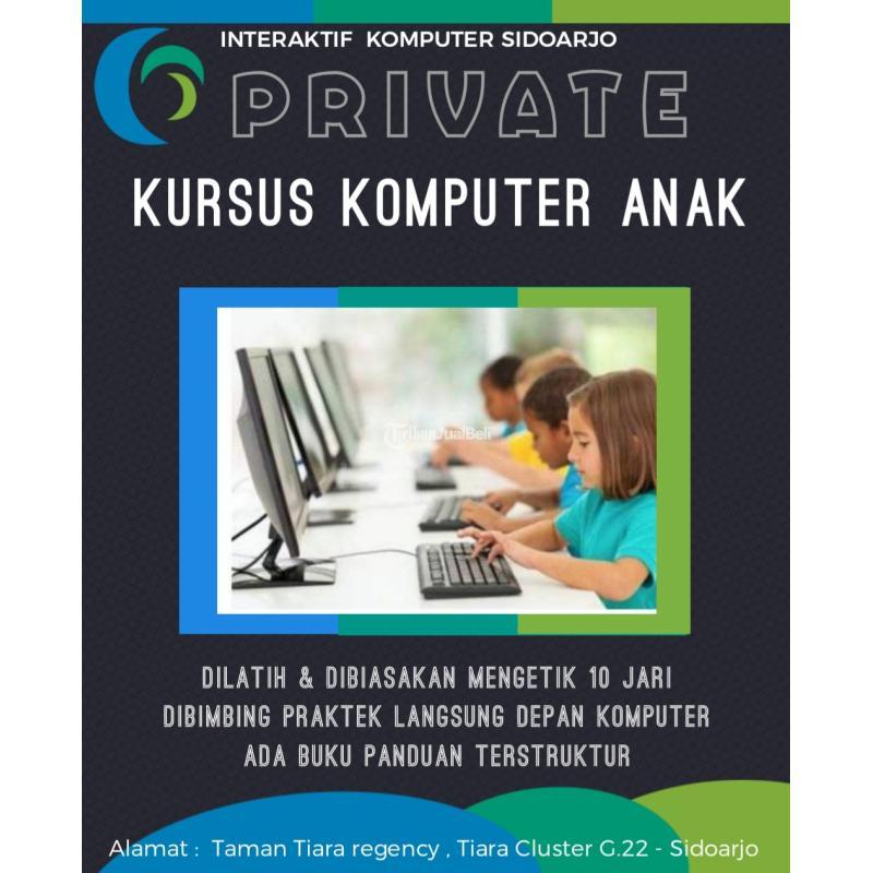 LES KOMPUTER ANAK BERSERTIFIKAT DI SIDOARJO , INTERAKTIF KOMPUTER WA.0878 5657 3738