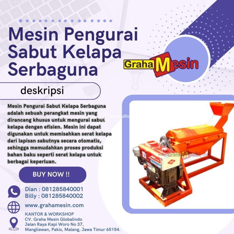 Mesin Pengurai Sabut Kelapa Serbaguna Graha Mesin Di Malang Jawa Timur ...