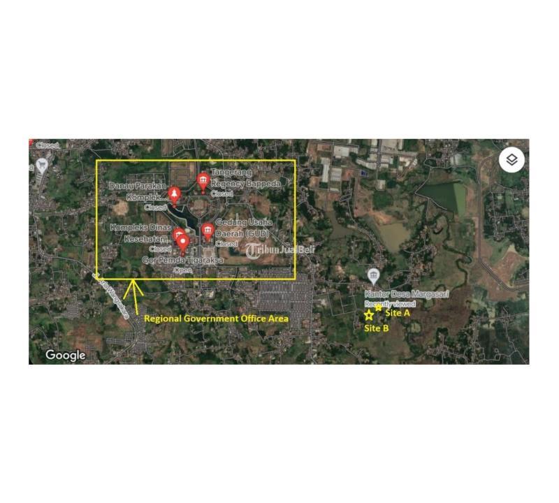 Dijual Tanpa Perantara Tanah Kavling 800m2 Di Tigaraksa - Tangerang Banten