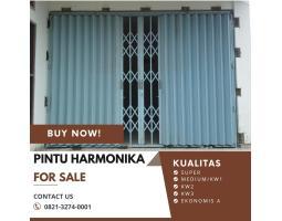 Pintu Harmonika Lombok Barat Murah Awet Tahan Lama