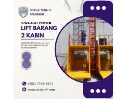 Sewa Lift Barang 2 Kabin Fleksibilitas Dua Kali Lipat, Produktivitas Maksimal