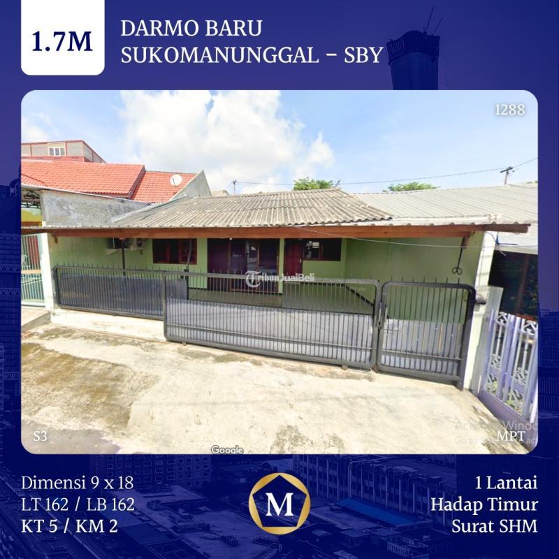 Jual Rumah Lantai Lt M Lb M Kt Km Darmo Baru Shm Hadap Timur Di Surabaya Jawa Timur