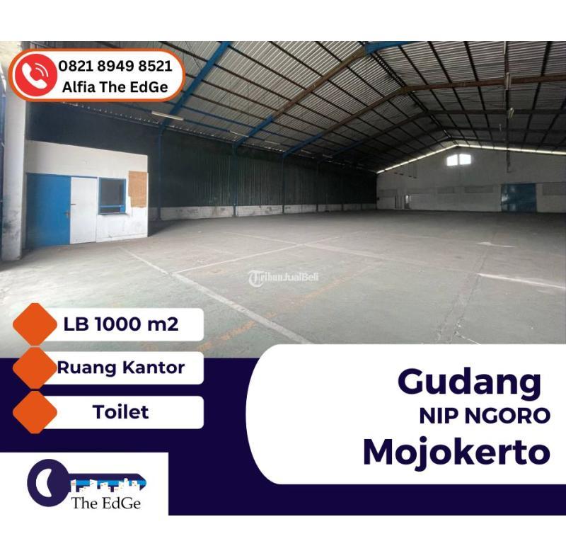 Disewakan Gudang Luas 1950m2 Kawasan Industrial Akses Tol Gempol Japanan Dekat Pasuruan - Mojokerto Jawa Timur