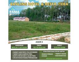 Tanah Murah Itera Bandar Lampung Disekitar akan Dibangun Hotel dan resto