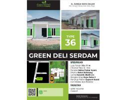 Rumah Baru Modern Minimalis 2KT 1KM di Green Deli Serdam  Kubu Raya Kalimantan