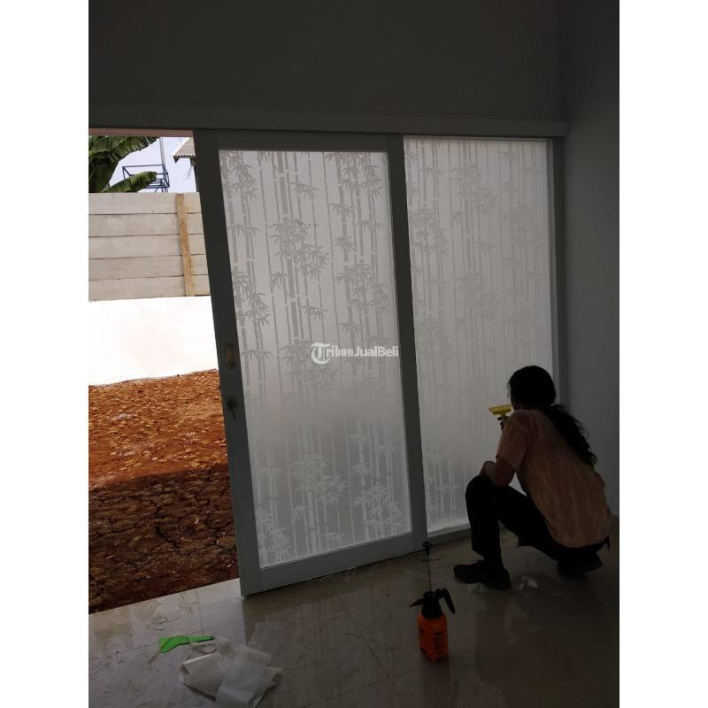 Sticker sandblast , kaca film rumah