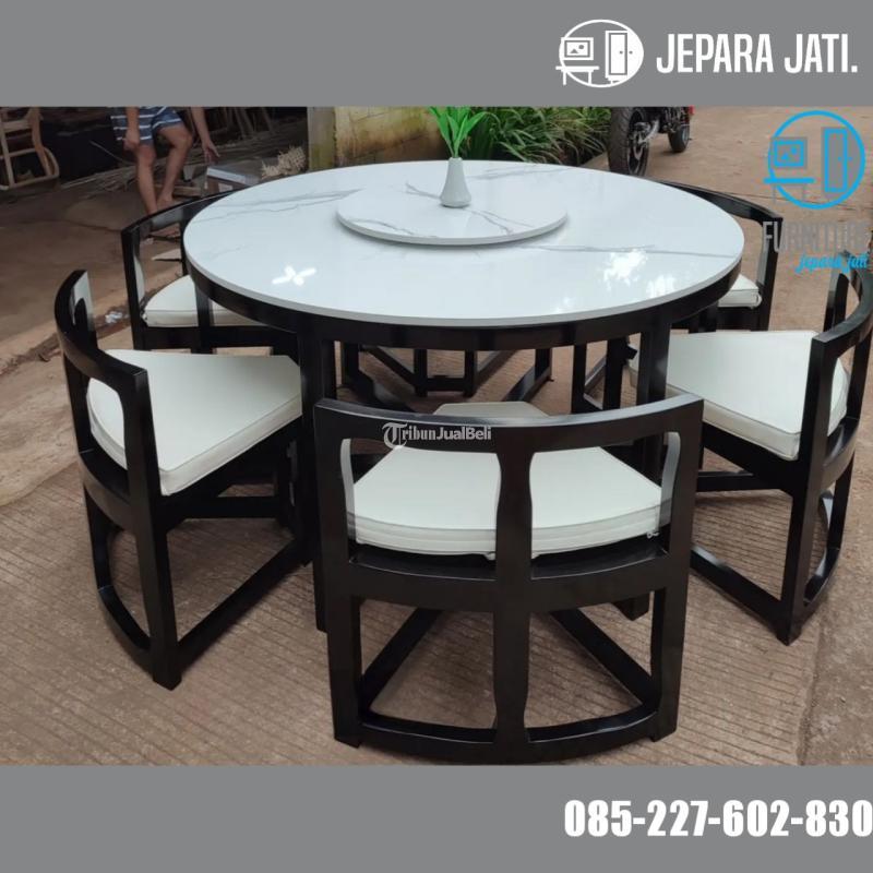 Meja Makan Marmer Minimalis