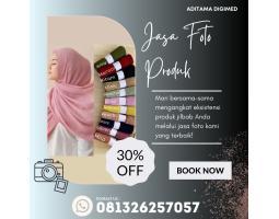 TERDEKAT, Call 0813-2625-7057, Jasa Foto Produk Hijab di Sragen