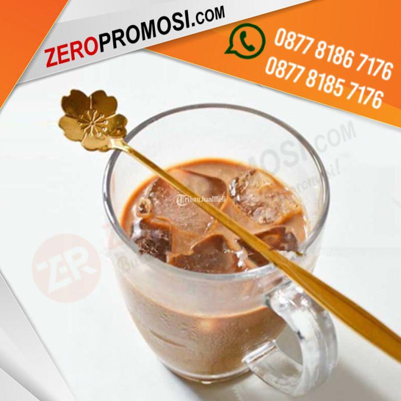 Gelas Kaca Tebal Cangkir Kopi Beling Tangkai 210 ml