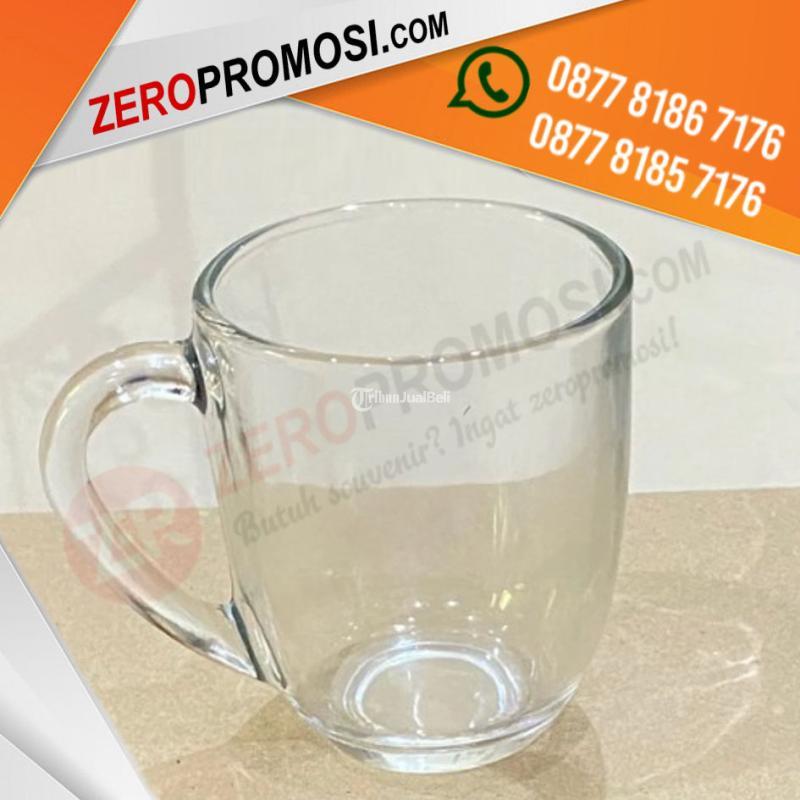Gelas Kaca Tebal Cangkir Kopi Beling Tangkai 210 ml