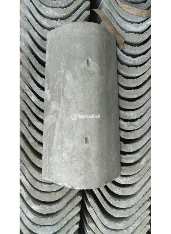 Genteng Beton Wuwung Plisir Bulat Ukruan 38x22 cm Binajaya Beton  Malang Jawa Timur