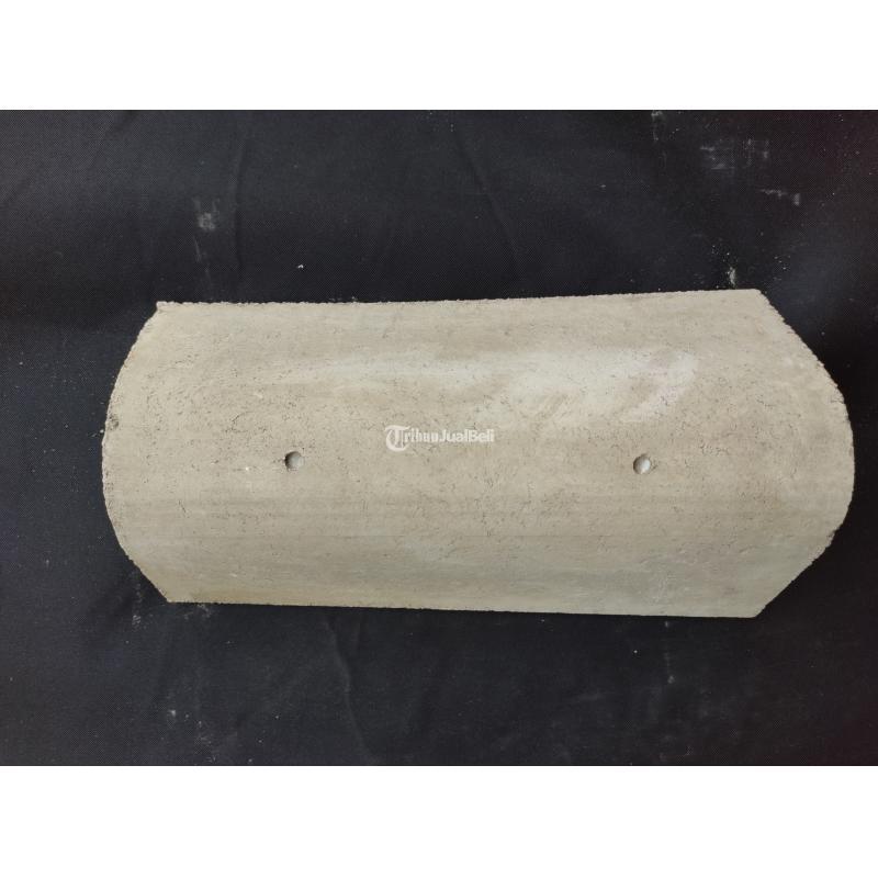 Genteng Beton Wuwung Plisir Bulat Ukruan 38x22 cm Binajaya Beton Malang Jawa Timur