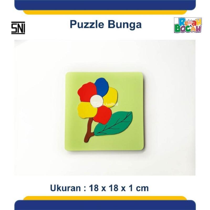 Balok Mainan Puzzle Bunga - Yogyakarta